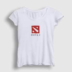 Dota 2 Logo Oyun Kadın Tişört