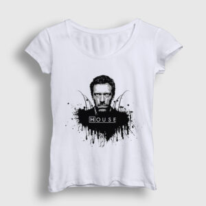 Dr Gregory House Md Kadın Tişört beyaz