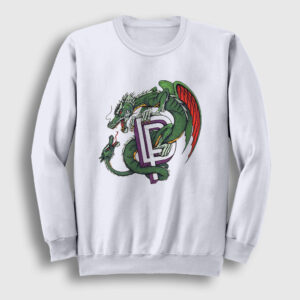 Dragon Deep Purple Rock Sweatshirt beyaz