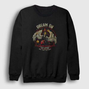 Dream On Aerosmith Sweatshirt siyah