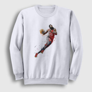 Drive James Harden Nba Basketbol Sweatshirt beyaz