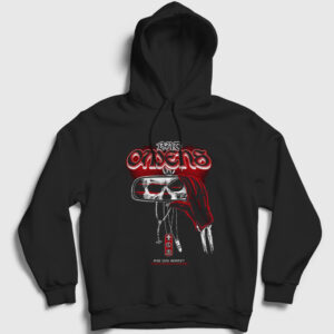 Driver Rock Müzik Bad Omens Kapşonlu Sweatshirt siyah