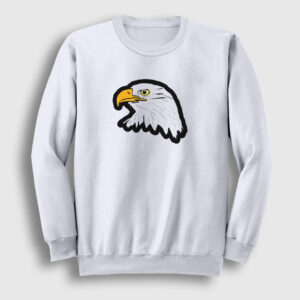 Eagle Kartal Sweatshirt beyaz