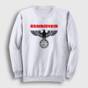 Eagle Rammstein Sweatshirt beyaz