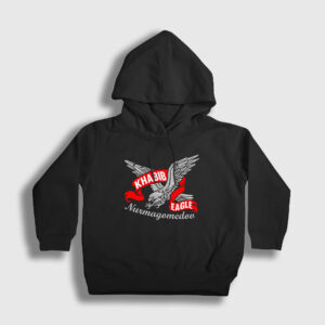 Eagle Ufc Khabib Nurmagomedov Çocuk Kapşonlu Sweatshirt siyah