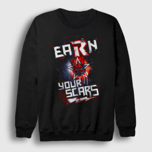 Earn Your Scars Güreş Wwe Edge Sweatshirt siyah