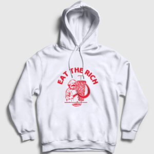 Eat The Rich Karl Marx Kapşonlu Sweatshirt