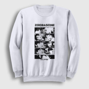Eclipse K Pop Zerobaseone Sweatshirt beyaz