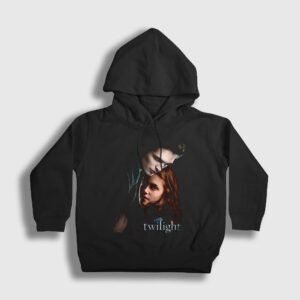 Edward Bella Twilight Çocuk Kapşonlu Sweatshirt siyah