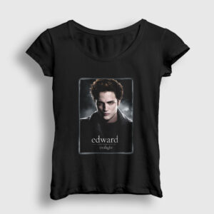 Edward Cullen Vampire Twilight Kadın Tişört siyah