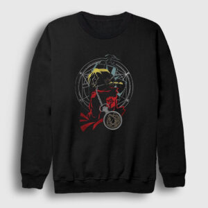 Edward Elric Full Metal Alchemist Anime Sweatshirt siyah