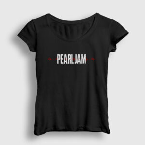 Ekg Pearl Jam Kadın Tişört siyah