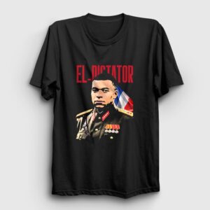 El Dictator Kylian Mbappe Futbol Tişört Siyah