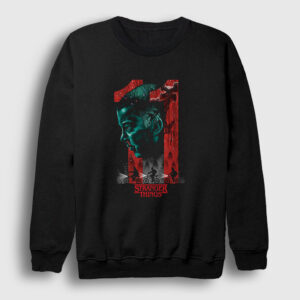 Eleven Stranger Things Sweatshirt siyah