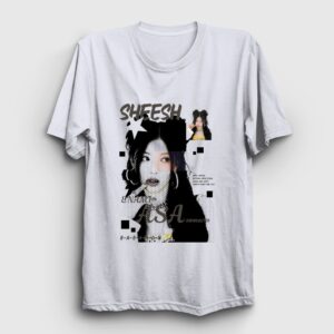 Enami Asa Sheesh K-Pop Babymonster Tişört Beyaz