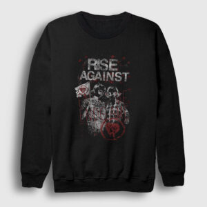 Endgame Rise Against Sweatshirt siyah