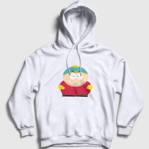 Eric Cartman South Park Kapşonlu Sweatshirt beyaz