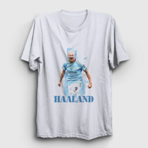 Erling Haaland Spor Futbol Tişört beyaz