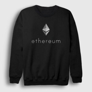 Ethereum Bitcoin Sweatshirt siyah