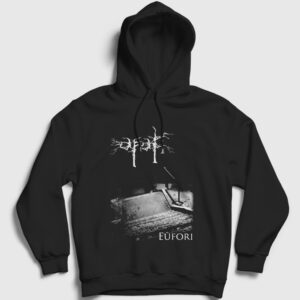 Eufori Apati Kapşonlu Sweatshirt siyah