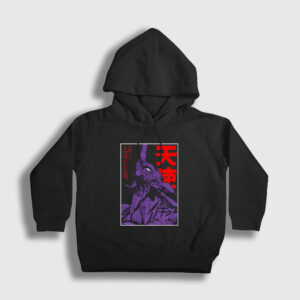 Eva 01 V2 Neon Genesis Evangelion Anime Çocuk Kapşonlu Sweatshirt