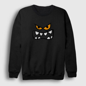 Evil Face Oyun Red Ball Sweatshirt siyah