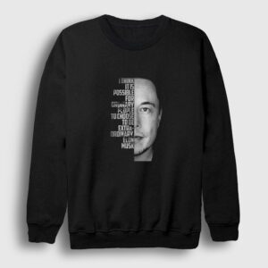 Extraordinary Elon Musk Sweatshirt siyah