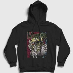 Eyeball Misfits Kapşonlu Sweatshirt siyah