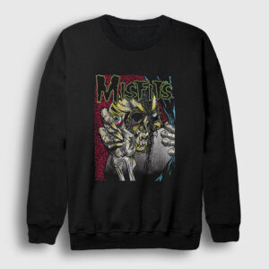 Eyeball Misfits Sweatshirt siyah