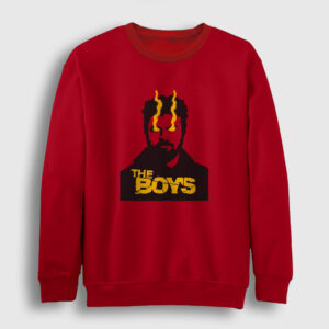 Eyes Billy Butcher The Boys Sweatshirt kırmızı