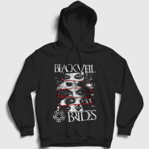 Eyes Black Veil Brides Kapşonlu Sweatshirt siyah