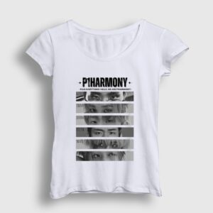 Eyes K-Pop P1harmony Kadın Tişört Beyaz