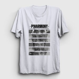 Eyes K-Pop P1harmony Tişört Beyaz
