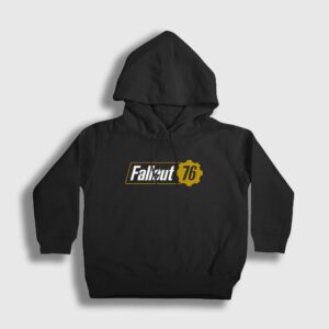 Fallout 76 Logo Oyun Çocuk Kapşonlu Sweatshirt