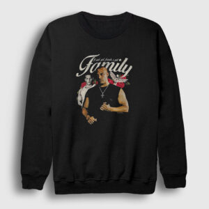 Family Fast And Furious Hızlı ve Öfkeli Sweatshirt siyah