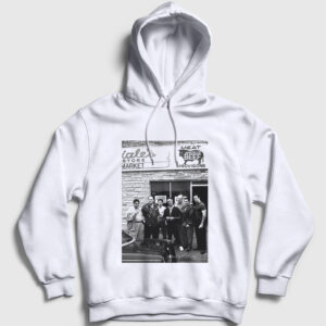 Family Poster Sopranos Kapşonlu Sweatshirt beyaz