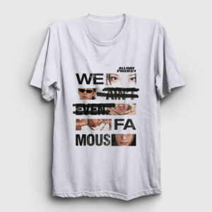 Famous K-Pop AllDay Project Tişört beyaz