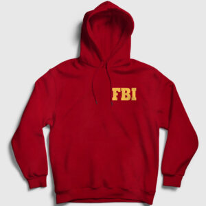 Fbi The Blacklist Kapşonlu Sweatshirt kırmızı