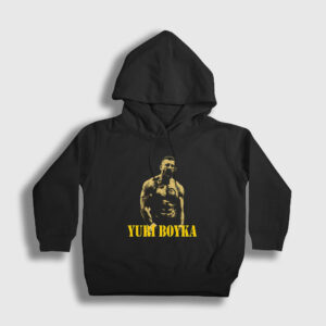 Fighter V2 Yuri Boyka Çocuk Kapşonlu Sweatshirt siyah