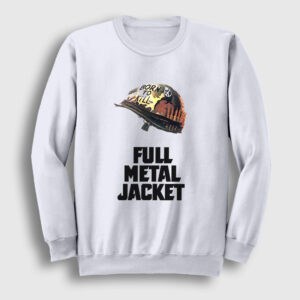 Film Sinema Full Metal Jacket Sweatshirt beyaz