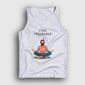 Find Yourself Waldo Meditasyon Yoga Atlet beyaz