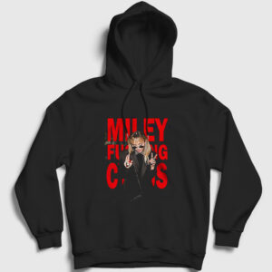 Fing Miley Cyrus Kapşonlu Sweatshirt siyah