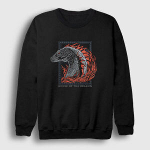 Fire Targaryen House Of The Dragon Sweatshirt siyah