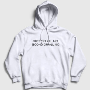 First Off All No Kapşonlu Sweatshirt