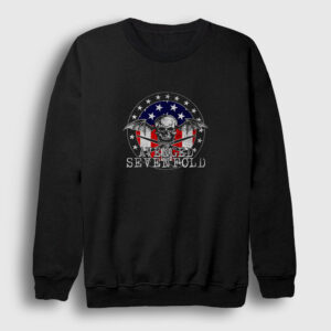 Flag Avenged Sevenfold Sweatshirt siyah