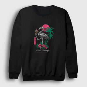 Flamingo Paradise Sweatshirt siyah