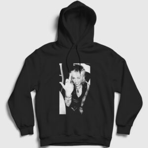 Flip Miley Cyrus Kapşonlu Sweatshirt siyah