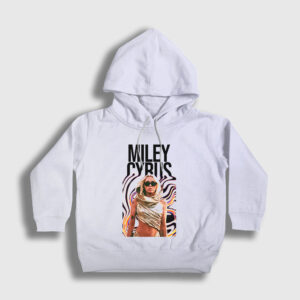 Flowers Miley Cyrus Çocuk Kapşonlu Sweatshirt