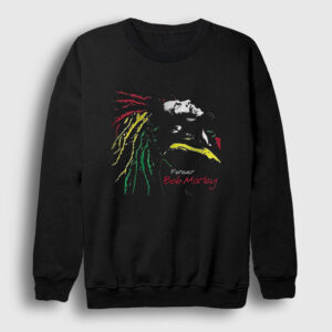 Forever Bob Marley Sweatshirt siyah