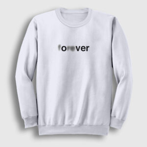 Forever Over Sweatshirt beyaz